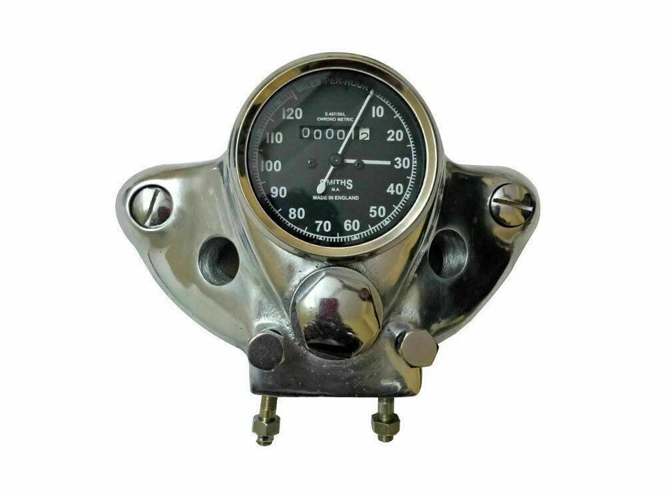 For Royal Enfield Trials Complete Fork Top Yoke with Speedo with Fitting