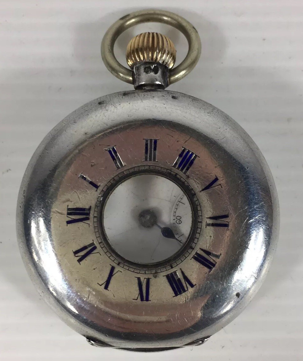 Antique 1886 John Williams Solid Silver Cased Poc… - image 1