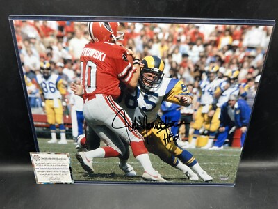 Jack Youngblood Signed Autograph HF 01 11x14 Los Angeles Rams Photo ...