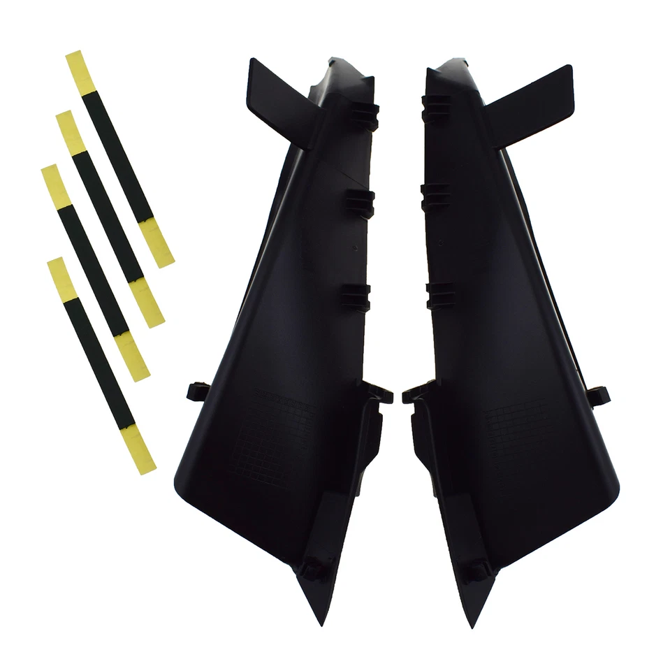 Par de molduras de capó limpiaparabrisas delantero izquierdo derecho para Renault Koleos HY 2007-2016 Foto 3 de 4