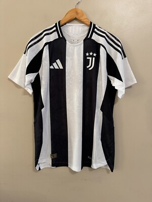 Adidas Juventus 24/25 Home Authentic Soccer Jersey Men's M IT6056