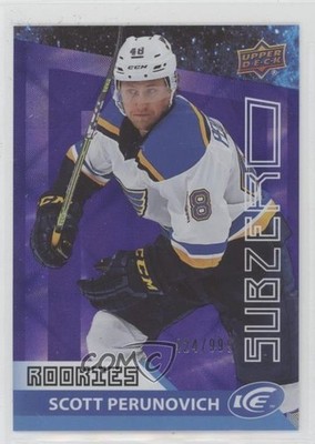 2021-22 Upper Deck Ice Sub Zero Rookie 424/999 Scott Perunovich #SZ-45 0c3