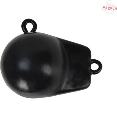Cast Iron Downrigger Weight 10 lbs Black Coated for Deep-Water Fishing
