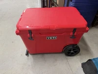 YETI Tundra Haul Red 50 qt Roller Cooler Unused