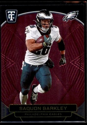 2024 Panini Totally Certified Mirror Pink SAQUON BARKLEY #73 #/44 Eagles Rare