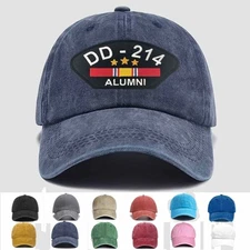 Custom Personalization Embroidered Hat DD-214 Alumni Veteran, Trucker Hat, Gift