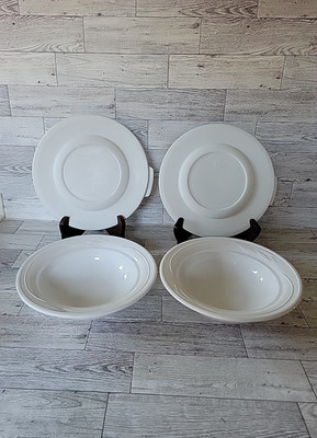 2 Corning Ware CASUAL ELEGANCE Flora Leaf L-20 Serving Bowls L-20-PC Lids Set
