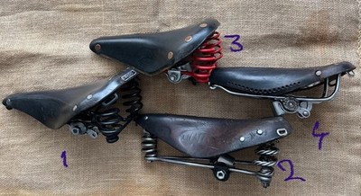 Brooks oder. Ideale Fahrradsattel , Vintage
