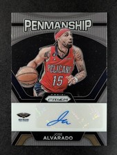 2023-24 Panini Prizm JOSE ALVARADO Auto Penmanship New Orleans Pelicans #PNM-ALV