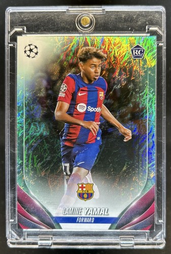 2023-24 Topps UEFA Jade Edition Lamine Yamal RC Rookie #64 Barcelona