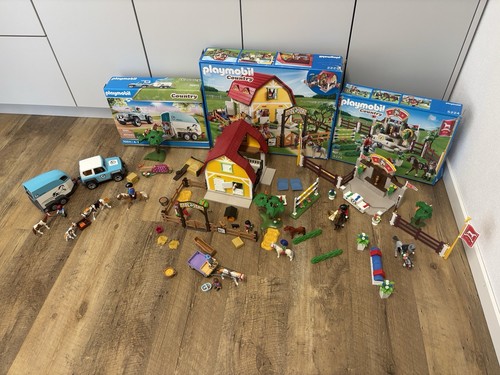 XXL Playmobil Country Sammlung Reiterhof + Zubehör 5222 5224 70511 71496 5227