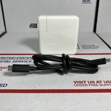 Genuine APPLE A1719 87W USB-C Power Adapter Charger  Cable -SAME DAY - WARRANTY