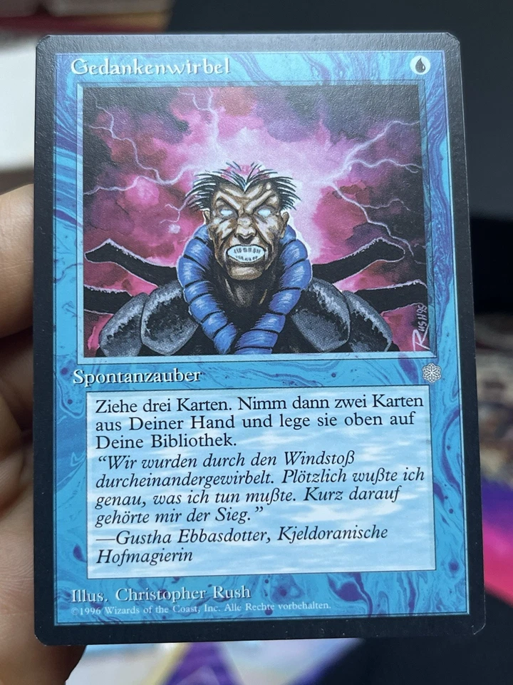 4x German Fbb Brainstorm • Pack Fresh • Mtg (1803) - Image 2 of 4