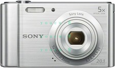 Sony Cyber-shot DSC-W800 Digital Camera 20.1 MP 5x Optical Zoom with Accessories