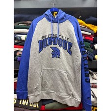 Size M champion university of Dubuque Spartans blue sweat sweatshirt hoodie Size M champion university of Dubuque Spartans blue sweat sweatshirt hoodie
