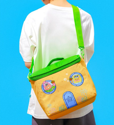Kakao Friends Chunsik x SpongeBob Collab Insulated Cooler Bag  Lunch Bag