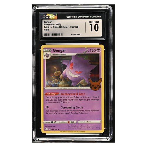Gengar graded CGC 10 for sale on eBay