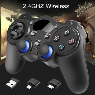 2.4G USB Gamepad PC Joystick Controller,Wireless Game Controller für PC Android