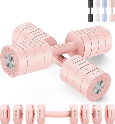 Merach verstellbare Hantel 2er Set, 4 in 1 Handgewichte für Männer/Frauen zu Hause,