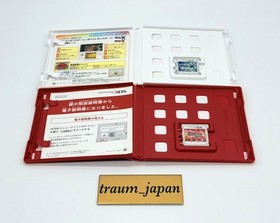 Nintendo 3DS Pokemon X Omega Ruby Set With Case Red Console CTR-001 Tested