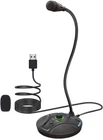 JOUNIVO USB Computer Microphone JV605 PRO with Mute Button & Volume