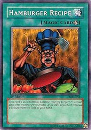 Hamburger Recipe - MRL-063 - Common - Unlimited Edition Heavily Played