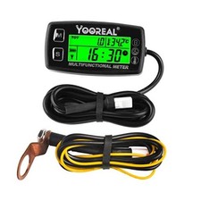 Digital Engine Temperature Gauge Meter,Tachometer and Hour Meter HM035A TS002-1