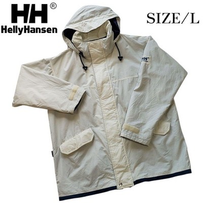 Helly Hansen Mountain Parka L Nylon Waterproof Double Zipper Used
