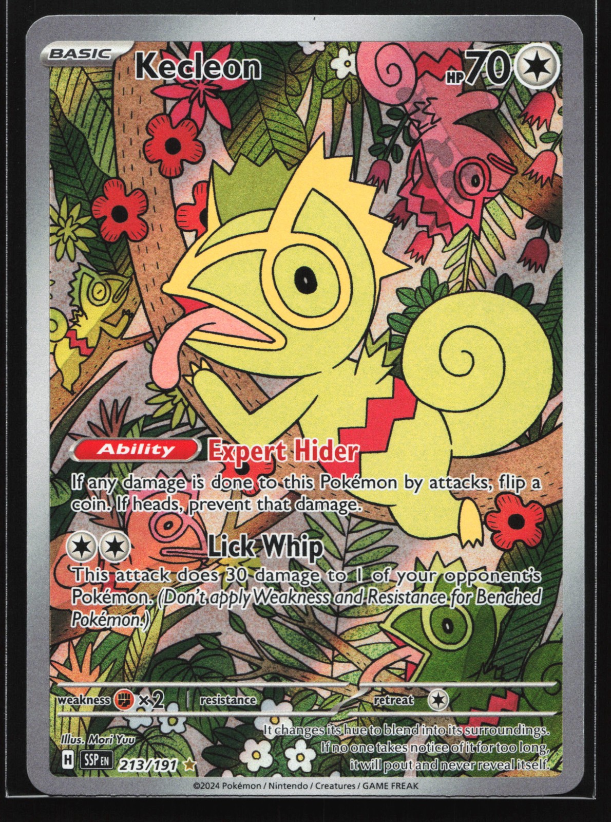 Kecleon 213/191 SV08: Surging Sparks Illustration Rare Pokemon Card
