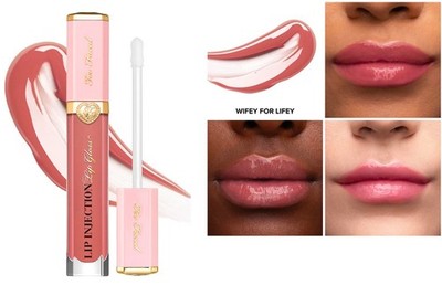 Too Faced WIFEY FOR LIFEY Lip Injection Power Plumping Lip Gloss 0.22 OZ NIB