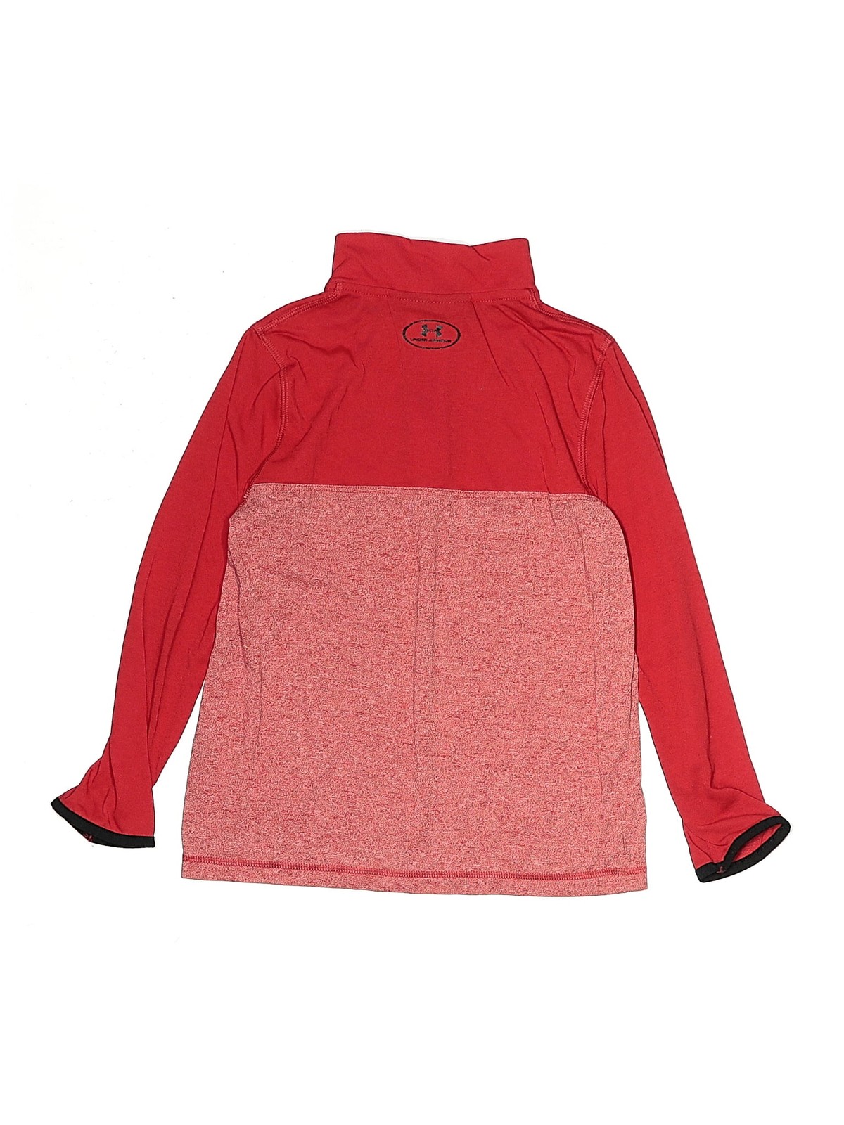 Under Armour Boys Red Long Sleeve T-Shirt S Youth thumbnail 2