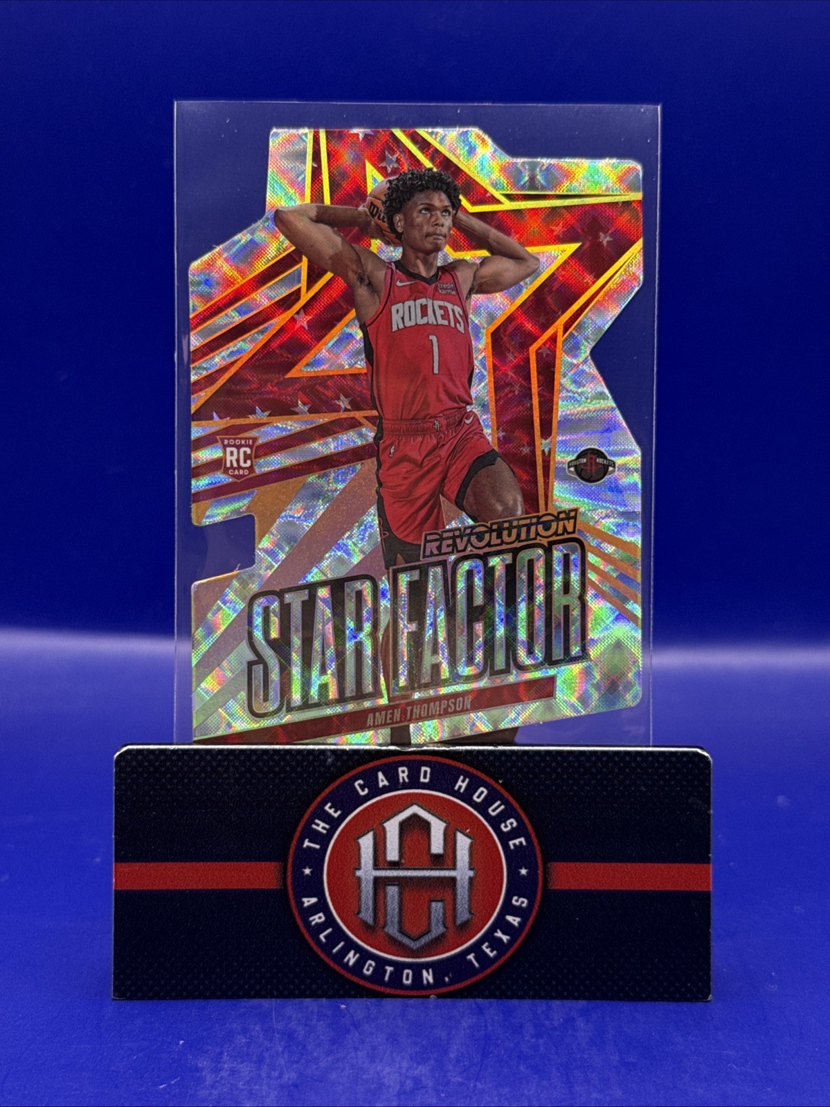 2023-24 Revolution Amen Thompson Rookie RC Star Factor Die Cut Rockets  TC1