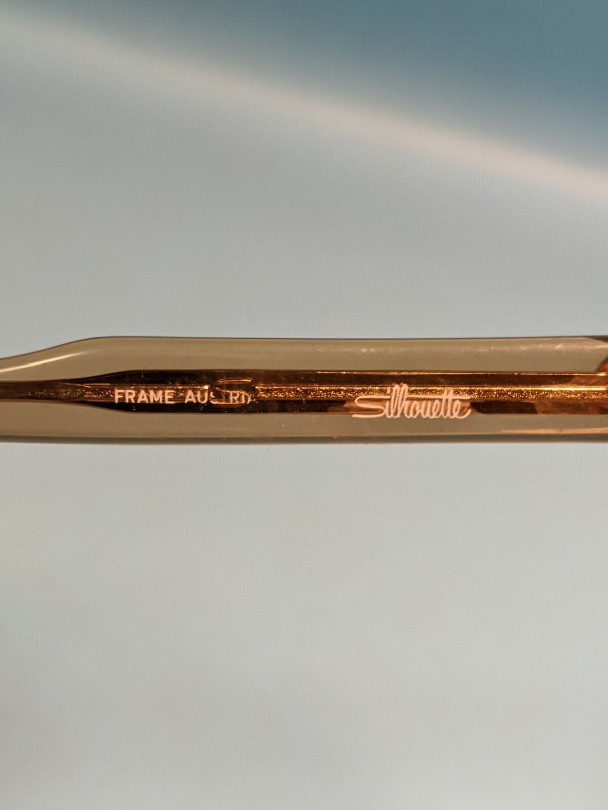 VINTAGE SILHOUETTE MOD 79 RECTANGULAR ACETATE EYE… - image 9