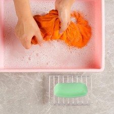 Stainless Steel Soap Dish Drainage Design Holders for Counter Standing