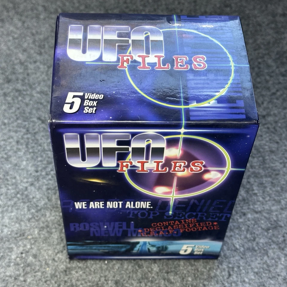 UFO Files Complete (5pc) Box Set VHS Alien Conspiracy Theory No. 1 - 5 - Image 4 of 4