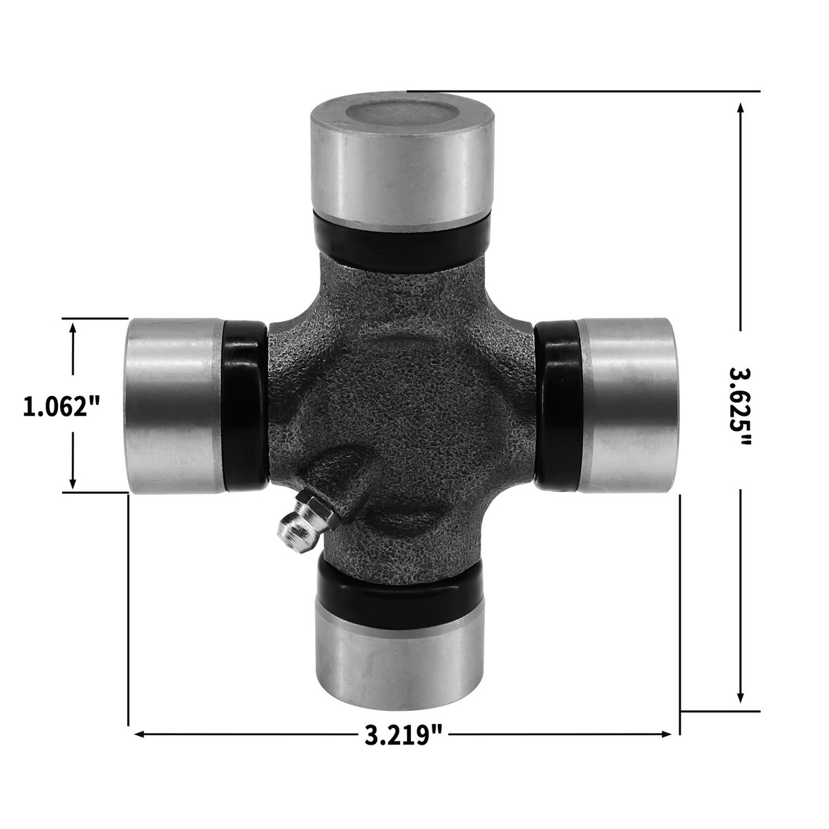 5134X 1310 to 1330 Conversion U Joint Cap 1.062 L 3.219/3.625 Inch