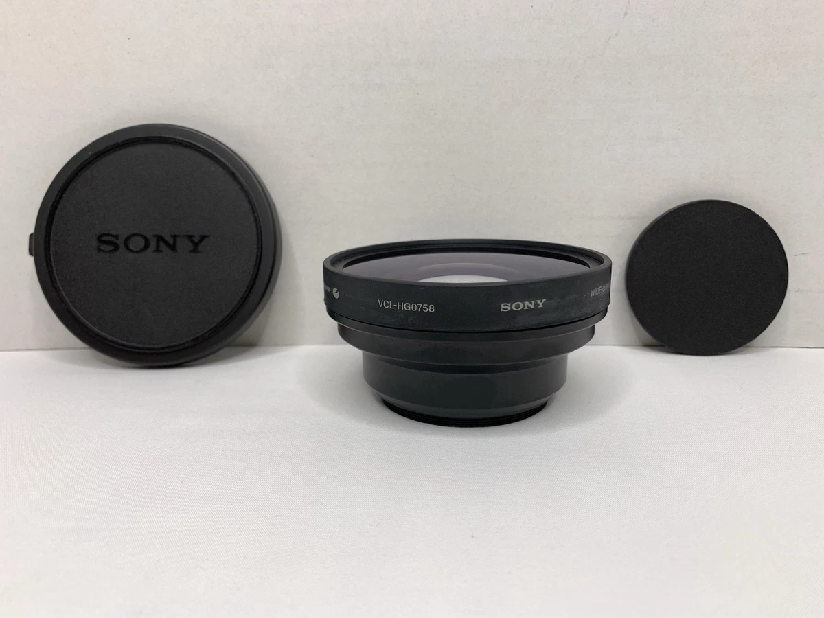 0.45x Wide + Macro + 2x Tele Lens Kit For Sony DSC-H10 H5 H1 Cameras