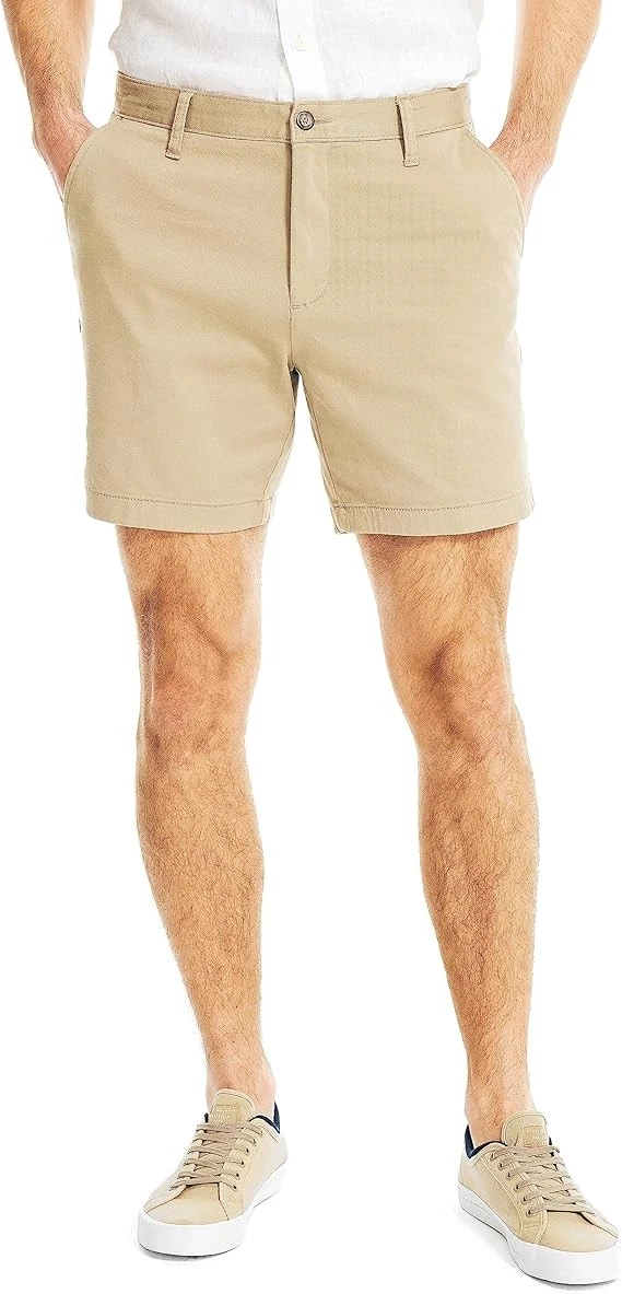 Nautica Mens 6" Deck Short True Khaki 34W