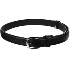 Black PU Kids Belt Adjustable Strap For Boys Jeans Pants