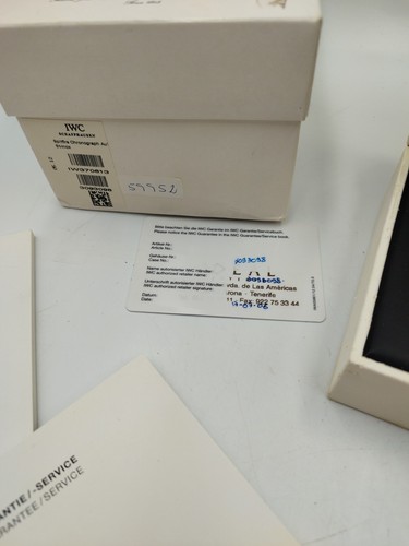 IWC Chronograph Pilot Watch Fliegeruhr Ref 3706 3093098 Boxed Paperwork Working - Picture 16 of 20