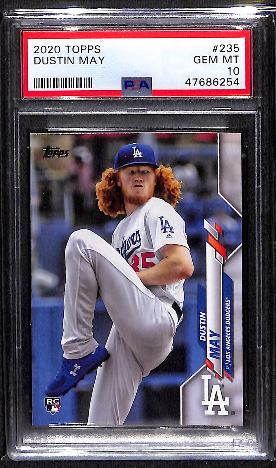 2020 Topps #235 Dustin May PSA 10 RC