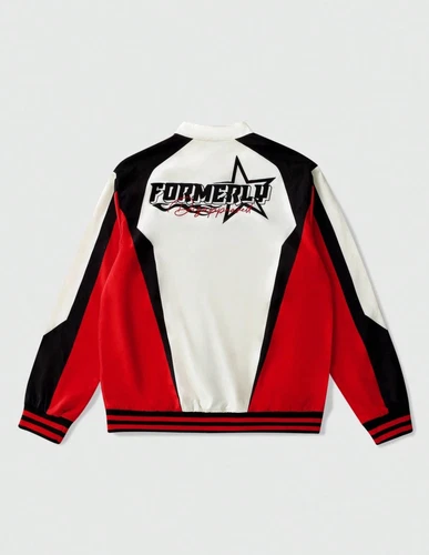 Street Life Casual Graphic Men'S Racing Element Long Sleeve Jacket, Motorsport image 2