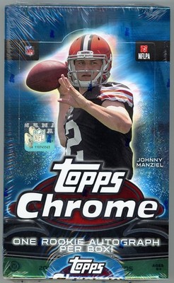 2014 Topps Chrome Football Factory Sealed Hobby Box L@@K!