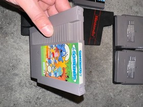 Lot jeux Nintendo NES - Super Mario Bros / Duck Hunt / Tortues Ninja / Star Wars