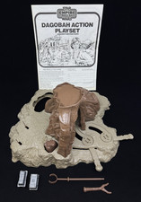 Vintage Star Wars ESB 1981 Dagobah Action Playset Near Complete w  Instructions