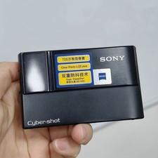 Sony Cyber-shot DSC-T10 7.2MP 3x Optical Zoom Digital Camera - Black
