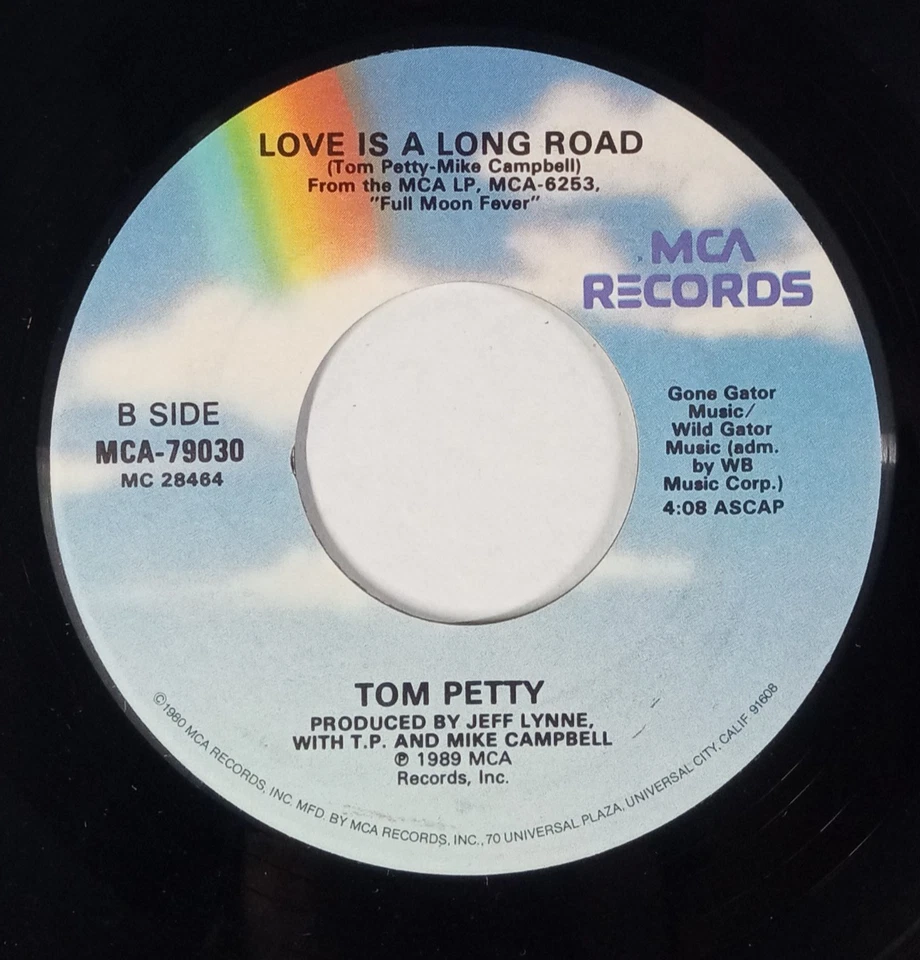 TOM PETTY: Yer So Bad / Love Is A Long Road MCA RECORDS 7" Single 45 RPM - Image 2 of 2