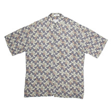 Chemise Grise Géométrique Pour Homme Mario Ferrari L