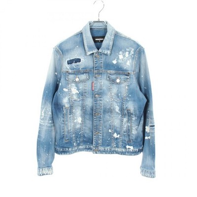 DSQUARED2 Cotton Denim Jacket - DUTY FREE
