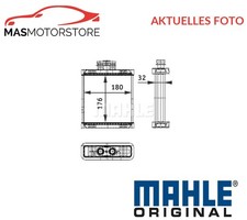 WÄRMETAUSCHER INNENRAUMHEIZUNG MAHLE ORIGINAL AH 75 000P P FÜR AUDI A1,8XK,8XF